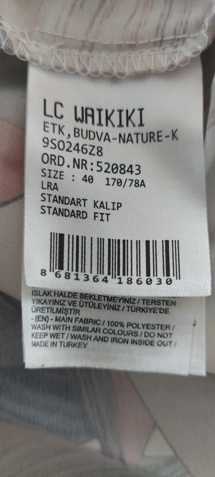 Jupe plissée midi à motif tropical Lc Waikiki - Taille 40 (L) – photo 6
